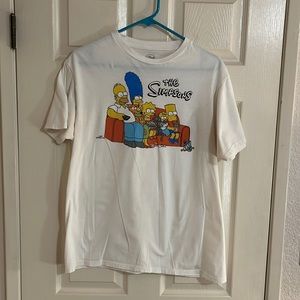 The Simpsons white t-shirt. Large, runs small